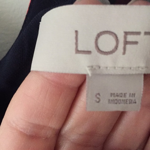 Loft striped tank. Size small - Picture 2 of 4